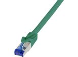 Logilink Professional C6A065S Cavo Patch Logilink Ultraflex, Cat.6A, S/Ftp, 3,0 M, Verde