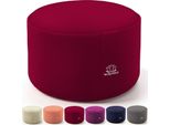 Body & Mind® Cuscino Da Yoga Cuscino Da Meditazione Cuscino Da Pavimento Per Meditazione E Yoga; Rivestimento Lavabile; Altezza Seduta 18 Cm - Rosso