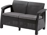 Allibert Corfu Love Seat - Grafite