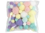 Creativ Company Cc Pom-Pom 15-40 Mm Multi 75 Pezzi
