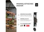 Lars NysØM Set Di 2 Macinae Pepe Macina A Mano Con Macina In Vetroceramica Regolabile Da Grossa A Fine I Set Di Macina Spezie Di Design (2 Pezzi) Grigio Opaco
