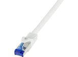 Logilink Professional C6A041S Cavo Patch Logilink Ultraflex, Cat.6A, S/Ftp, 1,5 M, Bianco