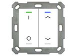 Pulsante Knx Luce 55 2 Volte, Rgbw, Bianco Puro Lucido, Cieco, BE-TAL5502.D1