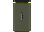 Transcend ESD380C - Ssd - 2TB - Esterno (Tragbar) - Usb 3.2 Gen 2X2 - Verde Militare