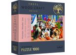 Trefl Legno Artigianato Origine Puzzle Cane Amicizia 1000 Pezzi