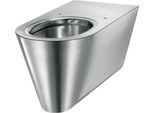 Delabie Wc 700 S Wandh. Anschl. Von Hinten Edelstahl Werkstoff 1.4301 Satiniert - Barrierefreie AusfüHrung