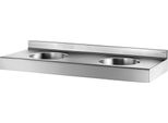 Delabie Wc In Linea Duplo Rp 2 Posti O.Hl. O.Overflow Acciaio Inox 1.4301 Sat