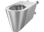 Delabie Wc 700 S Tc A Parete. Collegamento Da Dietro Edst. 1.4301 Satinato