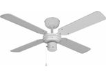 Ventilatore Da Soffitto Modello Baltico Bianco Potenza: 50W Lama: ø102Cm Edm