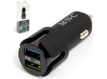 Caricatore Da Auto 12V E 24V - 2X Usb A - Caricatore Da Auto Usb - Caricatore Da Auto Usb 2 Porte - Caricatore Da Auto - Caricatore Usb Accendisigari Auto - Caricatore Rapido - Ricarica 4X Più Veloce