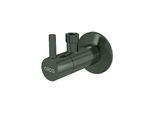 Alcadrain Eckventil Mit Einem Filter 1/2"×3/8"", Gun Metal-Glanz"