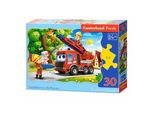 Castorland Puzzle Pompieri 30 Pezzi