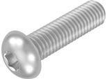 Seccaro Vite A Testa Ovale M5 X 20 Mm, Acciaio Inox V2A Va A2, Iso 7380, Esagono Incassato, 20 Pz
