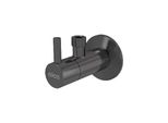 Alcadrain Eckventil Mit Einem Filter 1/2"×3/8"", Gun Metal-Matt GebüRstet"