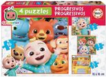 Educa Puzzle Cocomelon 4In1 (6,9,12,16 Pezzi)