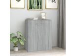 Vidaxl Credenza Grigio Sonoma 60X30X75 Cm Materiale A Base Di Legno