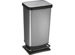 Rotho Paso Cestino Per Rifiuti 40 L, Carbonio Rotho 1754111006