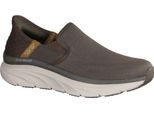 Skechers D'lux Walker Orford 232455-BRN Uomo, Slip On, Tessuto, Marrone, Slip-On - Scarpe Da Uomo Slip-On, Marrone