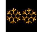 Fiocchi Di Neve A Led 2 Pz. Bianco Caldo 38X37 Cm