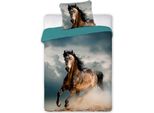 Biancheria Da Letto In Cotone 160X200 Cavallo Al Galoppo 05 8286 Faro
