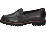 Sioux Slip-On E Mocassino Meredith, Pelle Liscia, Nero, Donna