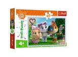 Trefl Puzzle 44 Gatti: Giocare Con Gli Amici 60 Pezzi
