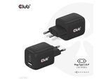 Club3D CLUB3D Caricabatterie Da Viaggio Pps 65Watt Tecnologia Gan, Tripla Porta (2X Usb Type-C + Usb Type-A) Supporto Power Delivery (Pd) 3.0