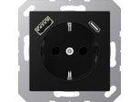 Jung Schuko Presa Di Corrente Con Usb Tipo Ac A1520-15CASWM (A1520-15CASWM)