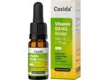 Casida Vitamina D3 + K2 Bambini Gocce Vegane, Soluzione Da 10 Ml