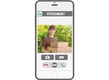 M-E Modern-Electronics VS-11 S Vistasmart Videocitofono Lan, Wlan Unità Esterna Argento (41359)