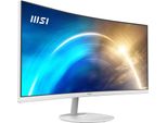 Msi Pro MP341CQW Computer Monitor 86.4 Cm (34") 3440 X 1440 Pixels Ultrawide Quad Hd White"