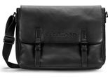 Farmhood Borsa Da Ufficio Borsa A Tracolla Con Scomparto Per Laptop Memphis Messenger 1F Black Nero