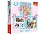 Trefl Trefl Puzzle 3 In 1 Set Kittens