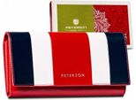 Peterson Portafoglio Donna In Pelle Luzu Multicolore Taglia Unica