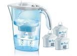 Confezione Filtro Brocca Laica Stream Line/ 2,3L/ Bianco/ Brocca + 3 Filtri BI-FLUX
