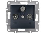 Scatola Terminale R-TV-SAT, Antracite Schneider Asfora EPH3500171