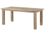 MASSIVMOEBEL24 | Esstisch Mango 200X100X76 Beige Lackiert Railway