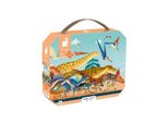 Janod Puzzle - Panorama Dino - 100 Pezzi - Dinosauro Giocattolo Educativo