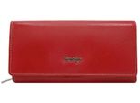 Rovicky | Portafoglio Grande, Con Chiusura In Pelle, Da Donna, Rosso, 18,5X10 Cm