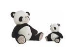 Orsetto Peluche Panda D'argento 25 Cm