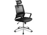 Mark Adler Manager 2.1 Sedia Ergonomica Per Ufficio Con Supporto Lombare E Poggiatesta Regolabile Mesh Hd Fino A 130 Kg Nero