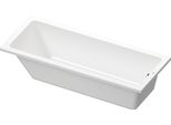 Duravit No.1 Baignoire EncastréE, Rectangulaire, 1700X700Mm, 1 Pente De Dossier, Blanc, 700489000000000, 700489000000000