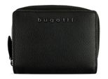 Bugatti Portafoglio Bella Ladies Zip Around Wallet Black Nero
