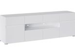 Mobile Tv Basso Rimini 180X40X59Cm Colore Selezionabile Senza Maniglie A 2 Ante