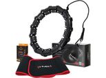 Hms HHW02 Set Per Massaggio Con Hula Hoop, Pesi E Cintura Dimagrante BR163 Nero