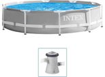 Intex Prism Frame Set Da Piscina Premium 305X76 Cm
