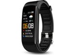 Inf Braccialetto Di Attività / Braccialetto Fitness / Cardiofrequenzimetro Nero