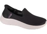 Skechers Slip-In: Go Walk Flex - Relish 124963-BKW, Scarpe Da Ginnastica Da Donna, Nero