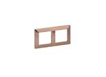 Cornice Doppia Valena Leben Legrand - Rame
