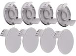 Inf Coperture Protettive In Confezione Da 4 Per Bobine Di Filo Su Tagliaerba Grigio